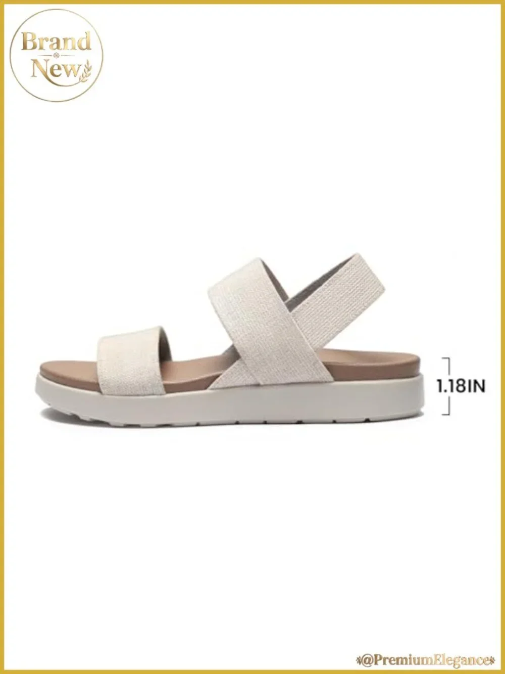 Women's Comfortable Walking Sandals with Arch Support Platform